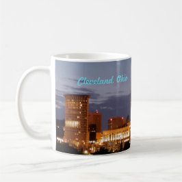 Caneca De Café Cleveland Blues Skyline Mug