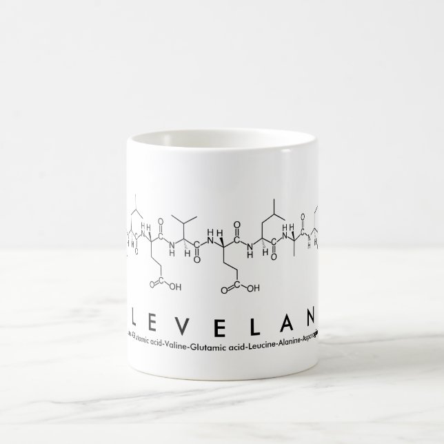 Caneca De Café Cleveland peptide name mug (Centro)