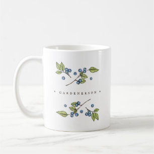 Caneca De Café Cliente Russo de Airelas de Aquarela