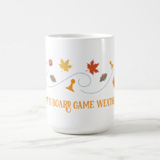 Caneca De Café Clima de Jogo de Tabuleiro de Outono
