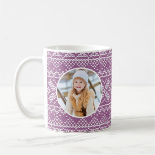 Caneca De Café Clima de Suéter Foto de Feriado