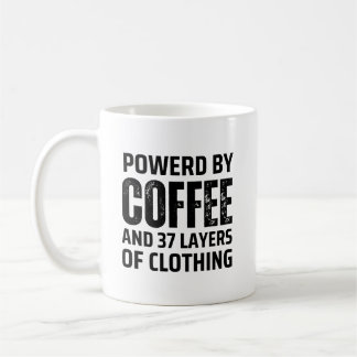 Caneca De Café Clima frio Víblias Mug, Café e tempo