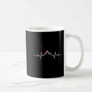 Caneca De Café Climber Climbing Heartbeat 