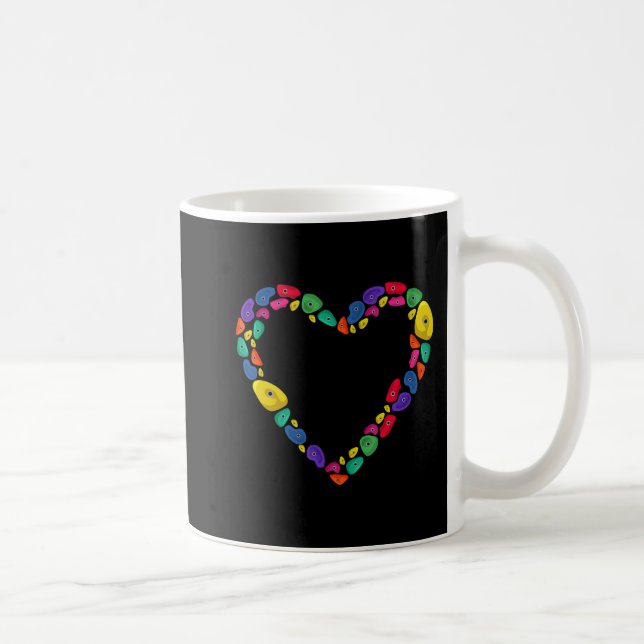 Caneca De Café Climbing Heart Indoor Wall Climbing  (Direita)