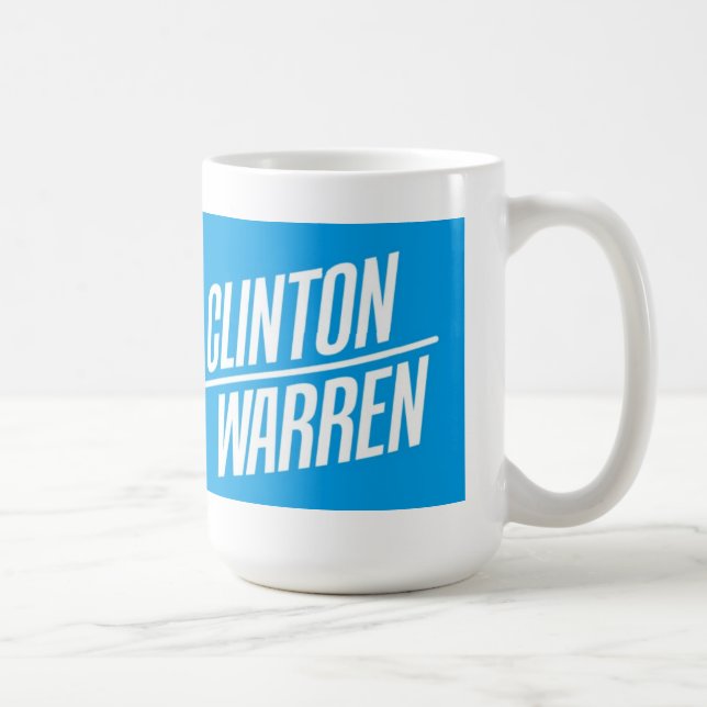 Caneca De Café Clinton/caneca de Warren 2016 (Direita)