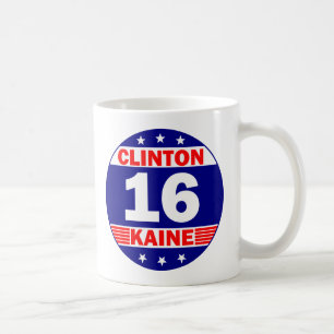 Caneca De Café Clinton Kaine 2016
