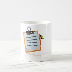 Caneca De Café Clipboard Mug