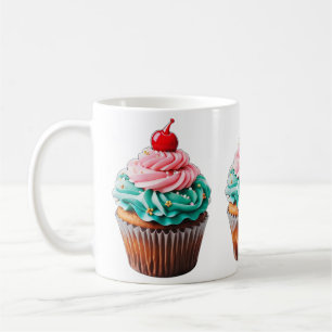 Caneca De Café Clipe de Ilustração de Deserto de Cupcake de Anive