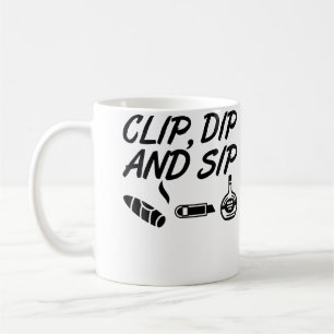 Caneca De Café Clipe Mergulhe Beba Conhaque Engraçado Cortador de