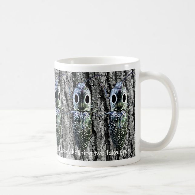 Caneca De Café Clique em Beetle Haiku Mug (Direita)