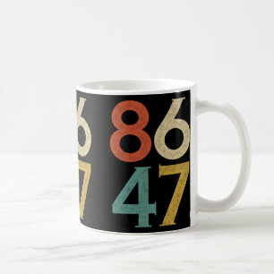 Caneca De Café Clique em Estilo Vintage 80s Estilo 86 47 Anti Tru