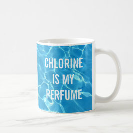 Caneca De Café Cloro é o meu tipográfico de Piscina de Natação Pe
