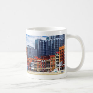 Caneca De Café Close up da skyline do PA de Pittsburgh