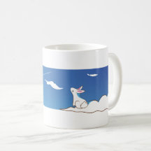 Cloud Gazando Sky Bunny Mug