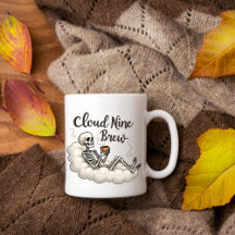 Cloud Nine Breve Skeleton Coffee Mug