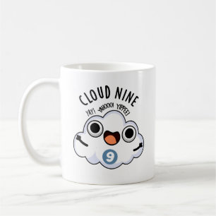 Caneca De Café Cloud Nine Funny Weather Pun