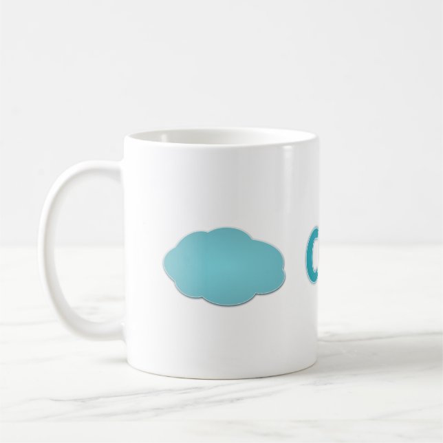Caneca De Café Cloudica AIC deixado (Esquerda)