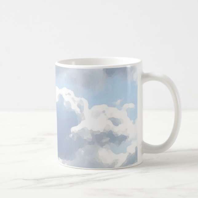 Caneca De Café Clouds in Blue Sky  (Direita)