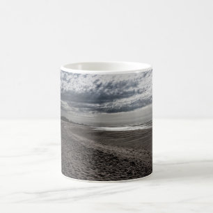 Caneca De Café Cloudy beach at the North Sea