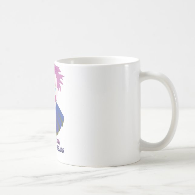 Caneca De Café Clownism enfrenta seus medos (Direita)