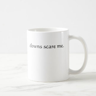 Caneca De Café clowns o susto mim