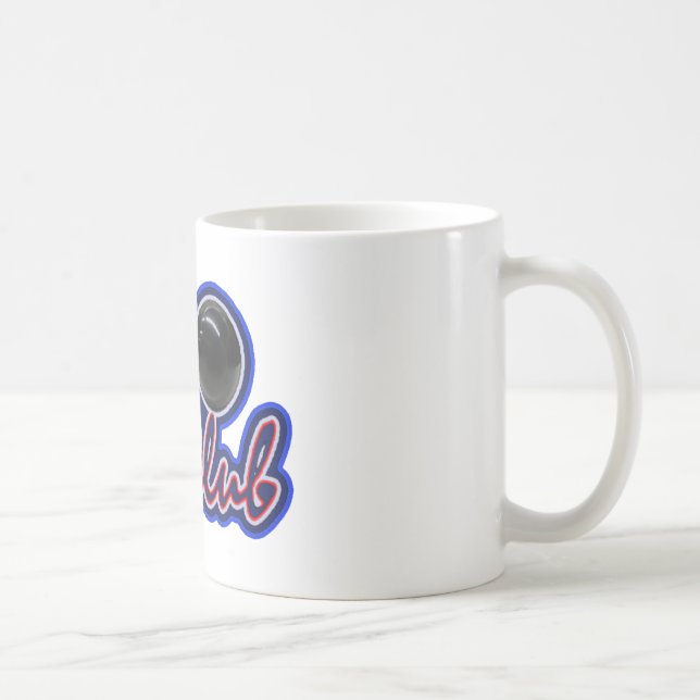 CANECA DE CAFÉ CLUBE 300 - JOGO PERFEITO EM BOLICHES (AZUL) (Direita)