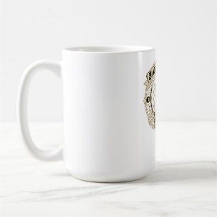 Caneca De Café Clube de Café Black Cat Livros Dourados Celestiais