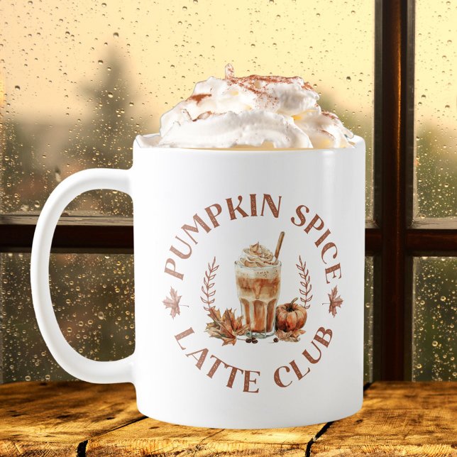 Caneca De Café Clube de Café de Abobrinha com Tempero de Outono (In situ)
