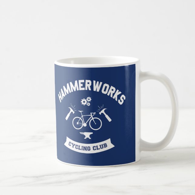 Caneca De Café Clube de Ciclismo Hammerworks (Direita)