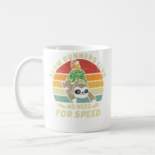 Caneca De Café Clube de Corredores Lentos Equipe de Corrida de Pr