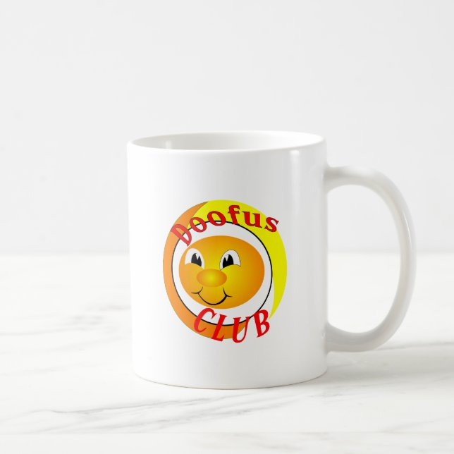Caneca De Café Clube de Doofus (Direita)