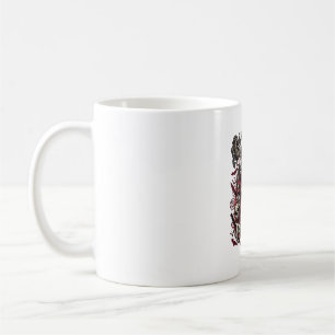 Caneca De Café Clube de Fãs de Terror Halloween Crânio Gritante C
