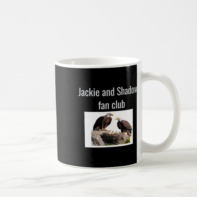 Caneca De Café Clube de Fãs Jackie e Shadow Águias _1  (Direita)