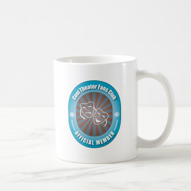 Caneca De Café Clube de fãs legal do teatro (Direita)