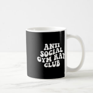Caneca De Café Clube de Físico Antissocial Engraçado Academia Fit