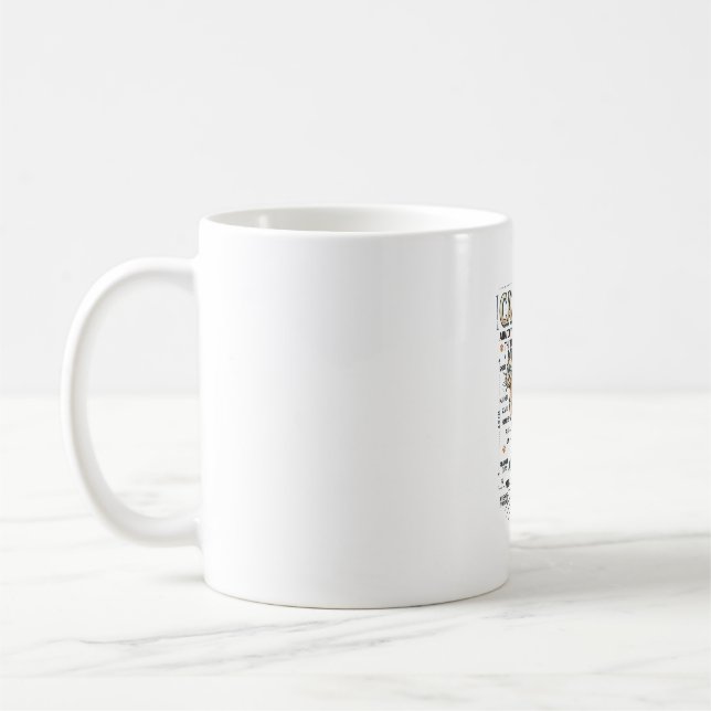 Caneca De Café Clube de Gatos Anatomia de Gato Diagrama Científic (Esquerda)