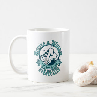 Caneca De Café Clube de Hiking Hustle & Wheeze