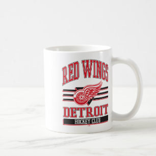 Caneca De Café Clube de Hóquei Detroit Red Wings Cinza Licenciado