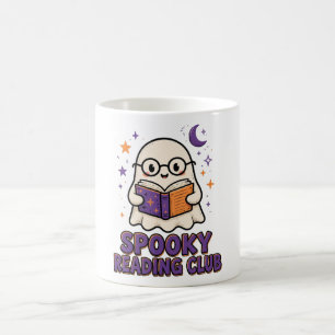 Caneca De Café Clube de Leitura Assustador Livro de Leitura Fanta