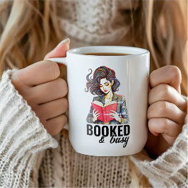 Caneca De Café Clube de Leitura de Livros Aviários, de Bookings e