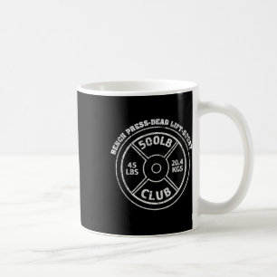 Caneca De Café Clube de Levantamento de Peso de 500 Libras Academ
