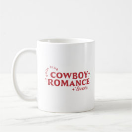 Caneca De Café Clube de livros de amantes de cowboy romance