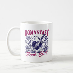Caneca De Café Clube de livros de romantasia