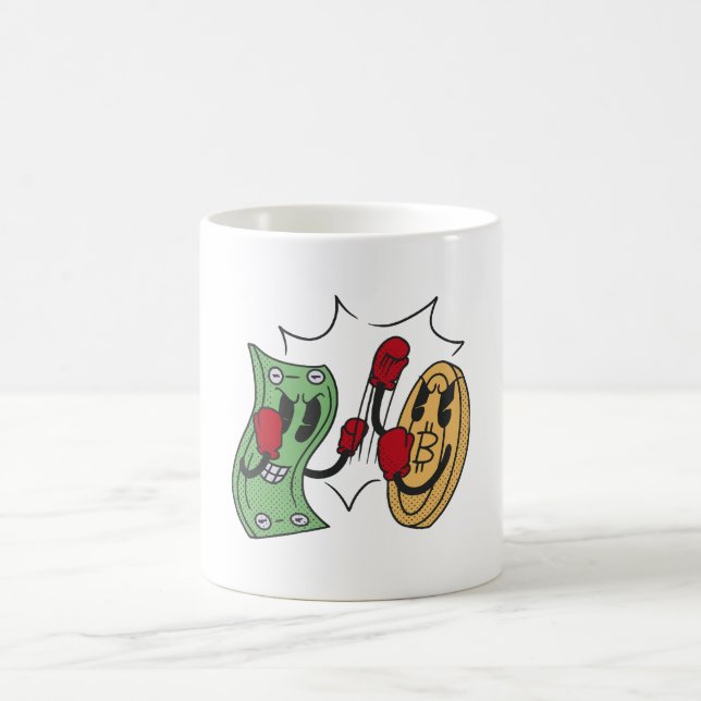 Caneca De Café Clube de Luta Crypto (Centro)