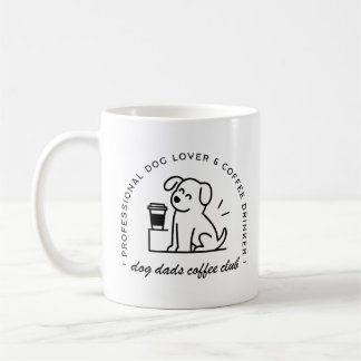 Caneca De Café Clube de pais amantes de cães e café engraçado