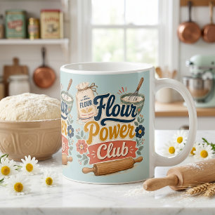 Caneca De Café Clube de Panificação Flour Power Cottage