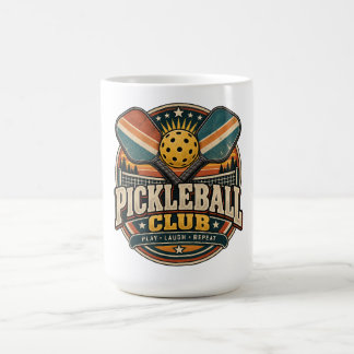 Caneca De Café Clube de Pickleball Retro