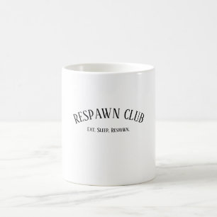 Caneca De Café Clube de Reaparecimento Comer Dormir Reaparecer Jo