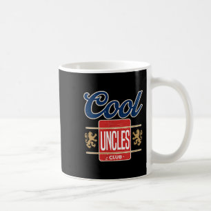 Caneca De Café Clube de Tios Legais Para o Dia dos Pais Tio Novo