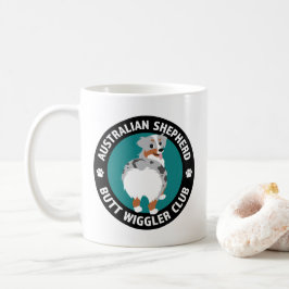 Caneca De Café Clube de Wigglers de Bumbum Shepherd Australiano